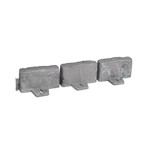 EasyFlex anchoring spikes securing edging for a stable border