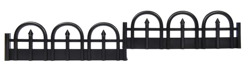Curved border installation with EasyFlex enables rapid decorative garden lines