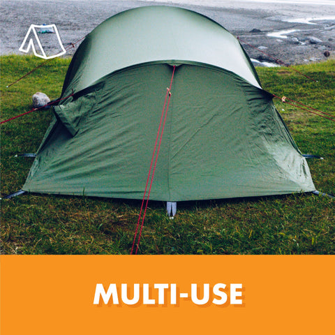 Durable plastic EasyFlex spike resists rust and can be reused for future projects.