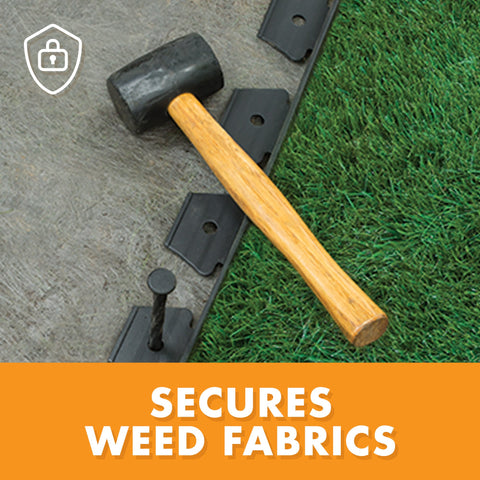 EasyFlex finished yard border offers a professional, low-maintenance look.