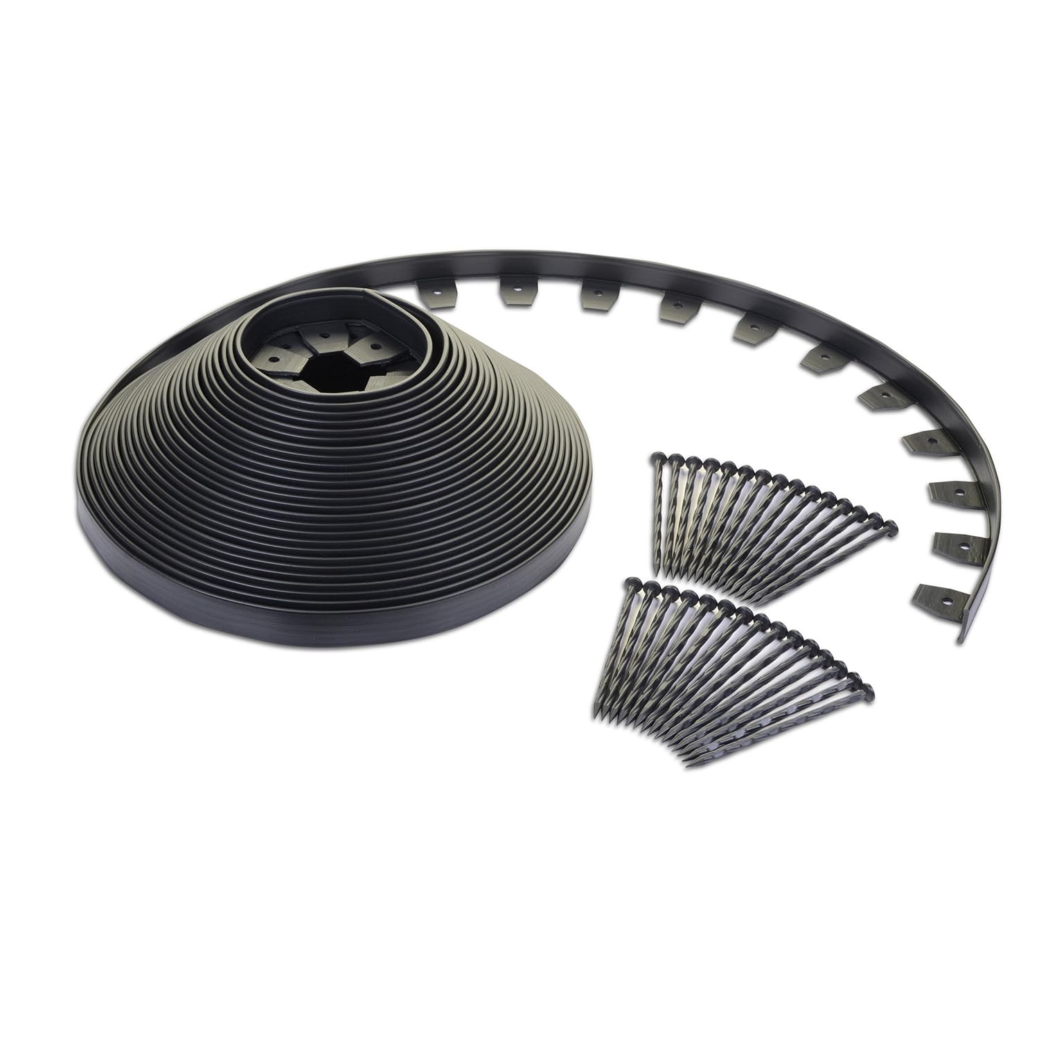 EasyFlex heavy-duty no-dig edging 100 ft coil for long, clean borders.