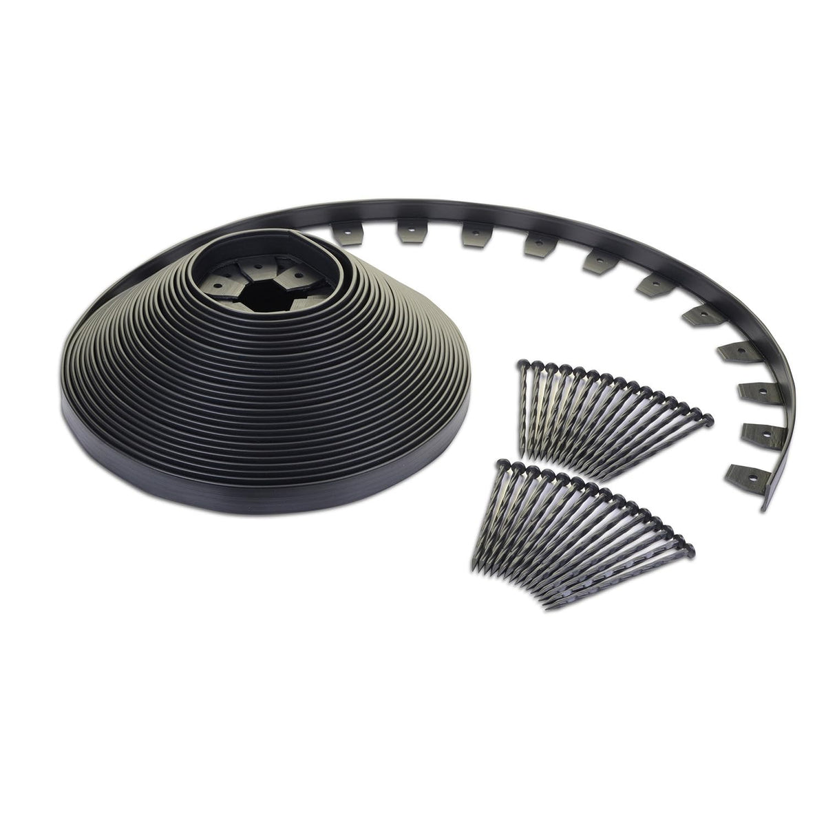 EasyFlex heavy-duty no-dig edging 100 ft coil for long, clean borders.