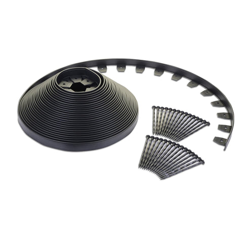 EasyFlex heavy-duty no-dig edging 100 ft coil for long, clean borders.