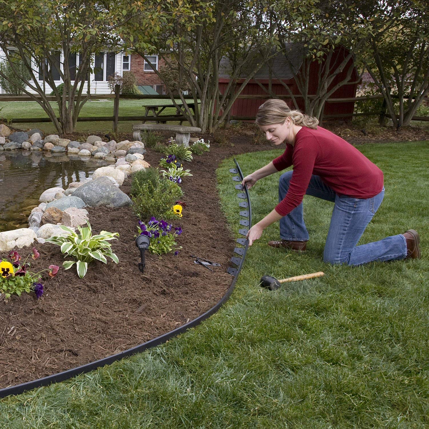 EasyFlex kit includes 100 ft coil and anchors for quick installation