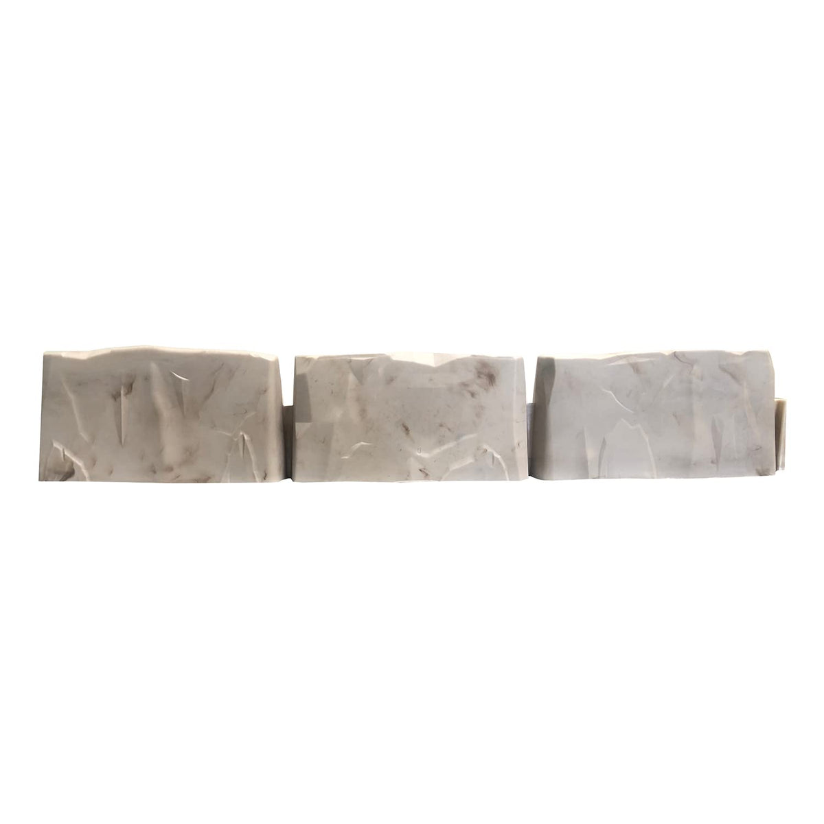 EasyFlex No-Dig edging kit overview shows brown stone-look border for durable garden borders.