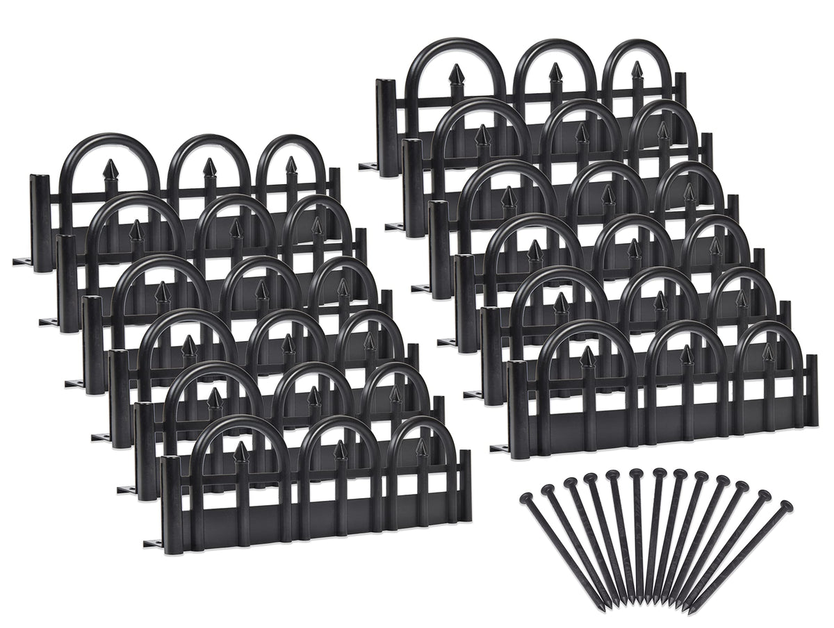 EasyFlex no-dig edging kit packaging showing complete set for quick borders