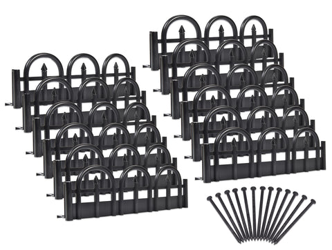 EasyFlex no-dig edging kit packaging showing complete set for quick borders