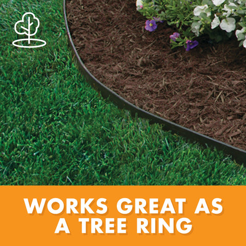 EasyFlex No-Dig L-shape design protects roots during installation.