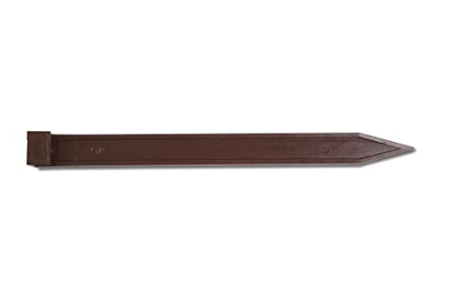 EasyFlex nylon stake with flat shaft design keeps edging flush.