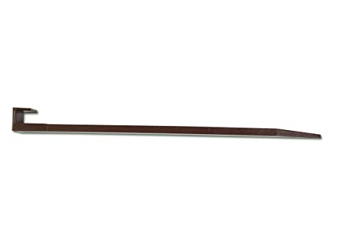 EasyFlex stake head offers precise target for quick installation.