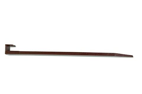EasyFlex stake head offers precise target for quick installation.