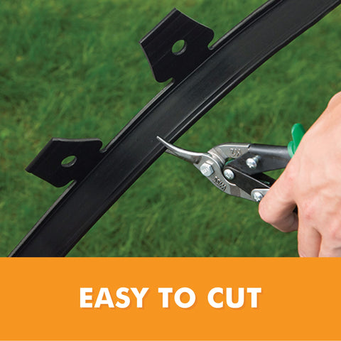 EasyFlex installation process shows a no-dig setup in progress