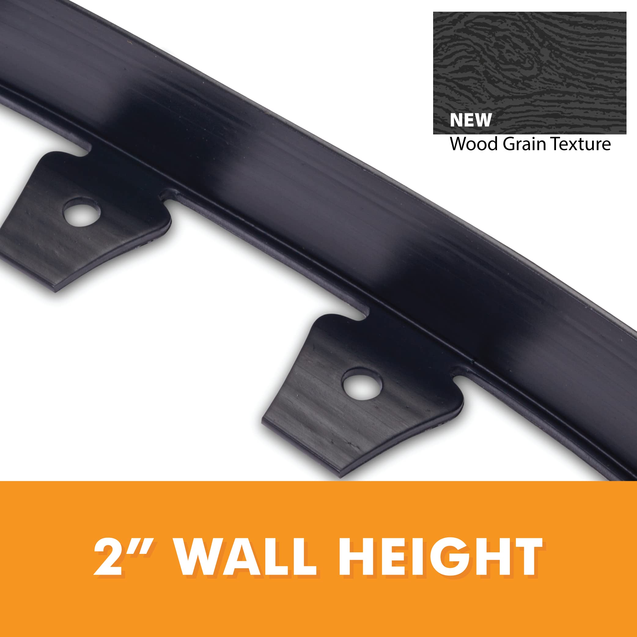 EasyFlex tree-circle option surrounds a tree with tall-wall edging