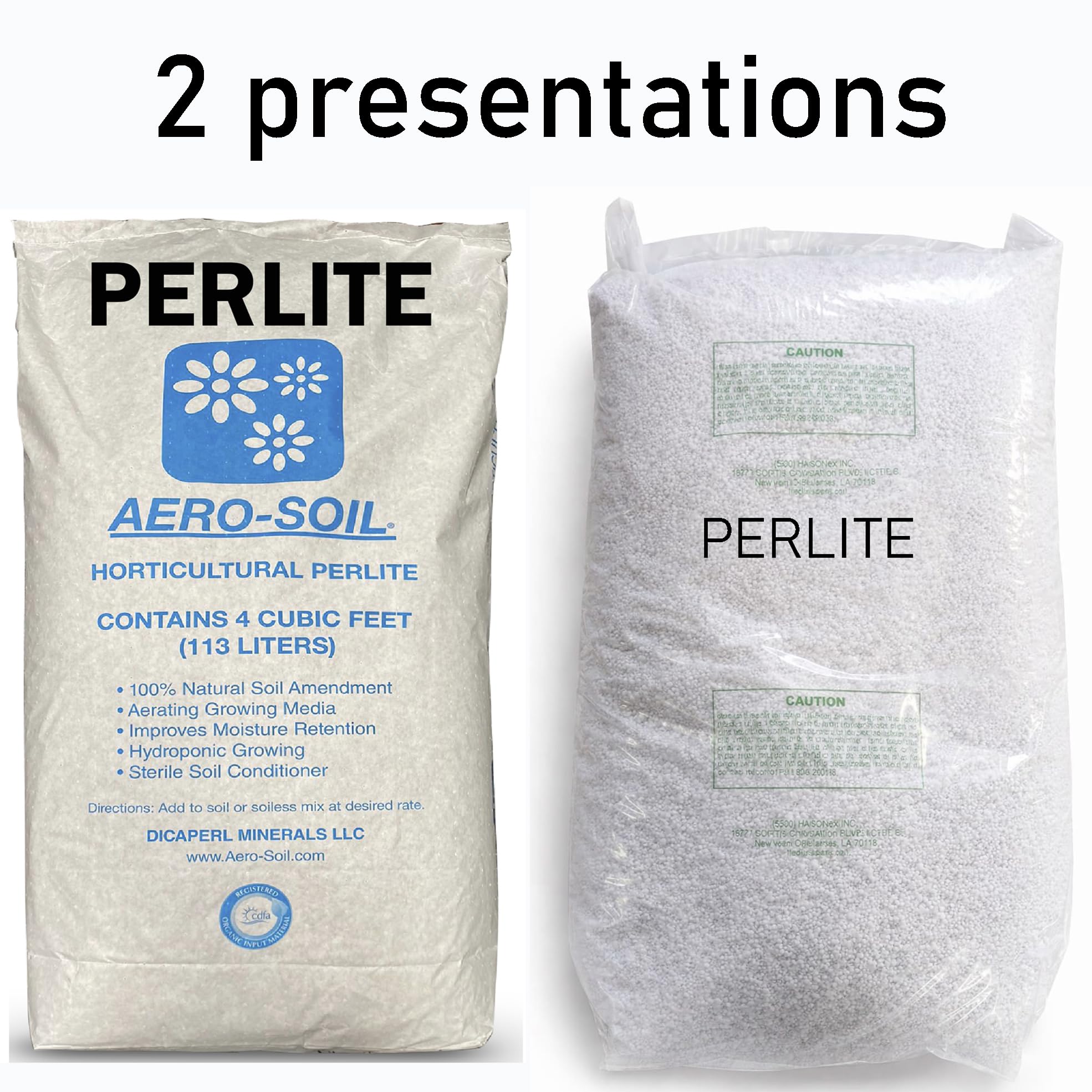 EASYGO AERO-SOIL perlite in mix demonstrates enhanced drainage and moisture balance.