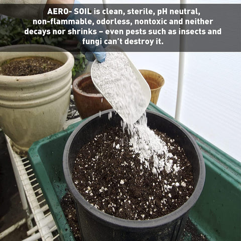 EASYGO AERO-SOIL perlite with shrubs and trees promotes stable root development.