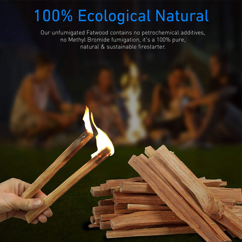 EASYGO Eco-Stix firewood-stove use highlights practical hearth ignition.