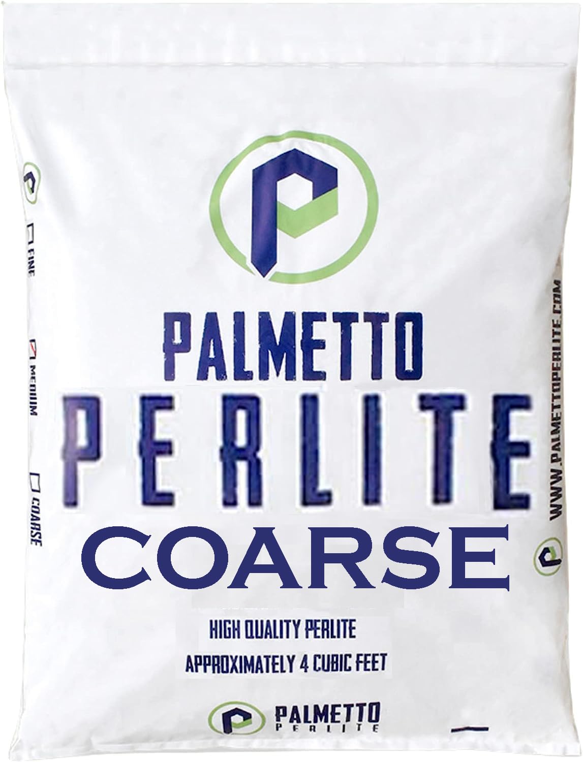 EasyGo Palmetto Perlite coarse bag enhances drainage and aeration for thriving container plants