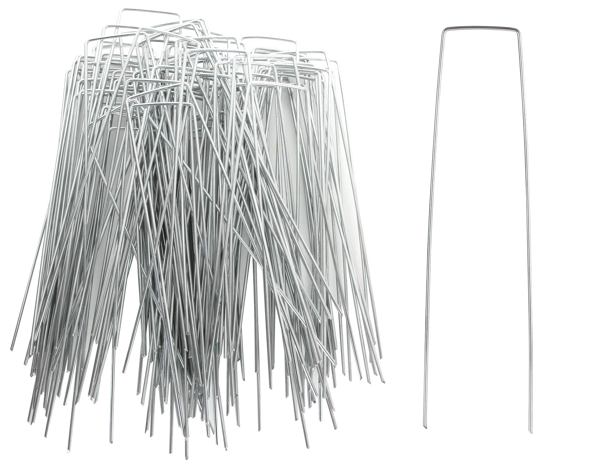 EATHEATY 8-inch landscape staples secure irrigation tubing and ground fabric securely.