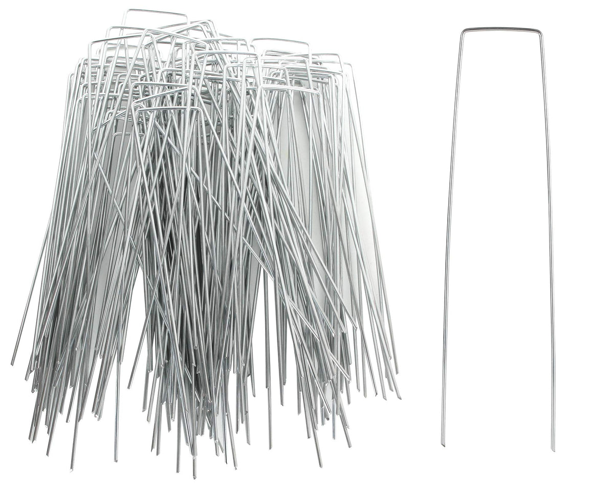 EATHEATY 8-inch landscape staples secure irrigation tubing and ground fabric securely.