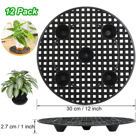 EATHEATY plastic plant elevator 12in raises pots for better airflow.