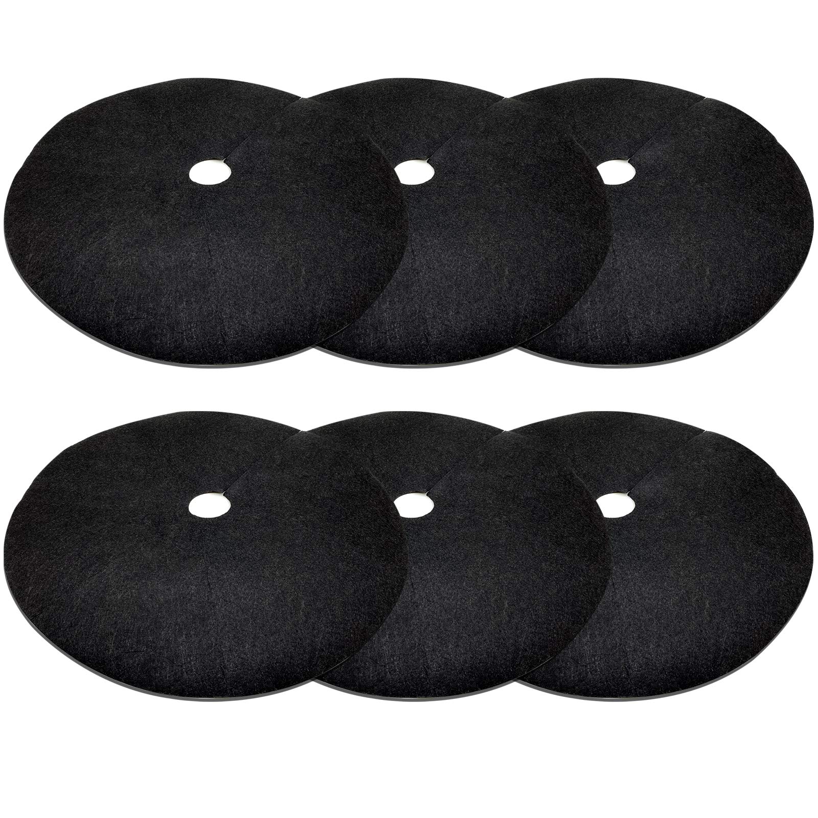 EBaokuup 6-pack mulch rings pack-shot shows durable root protection.