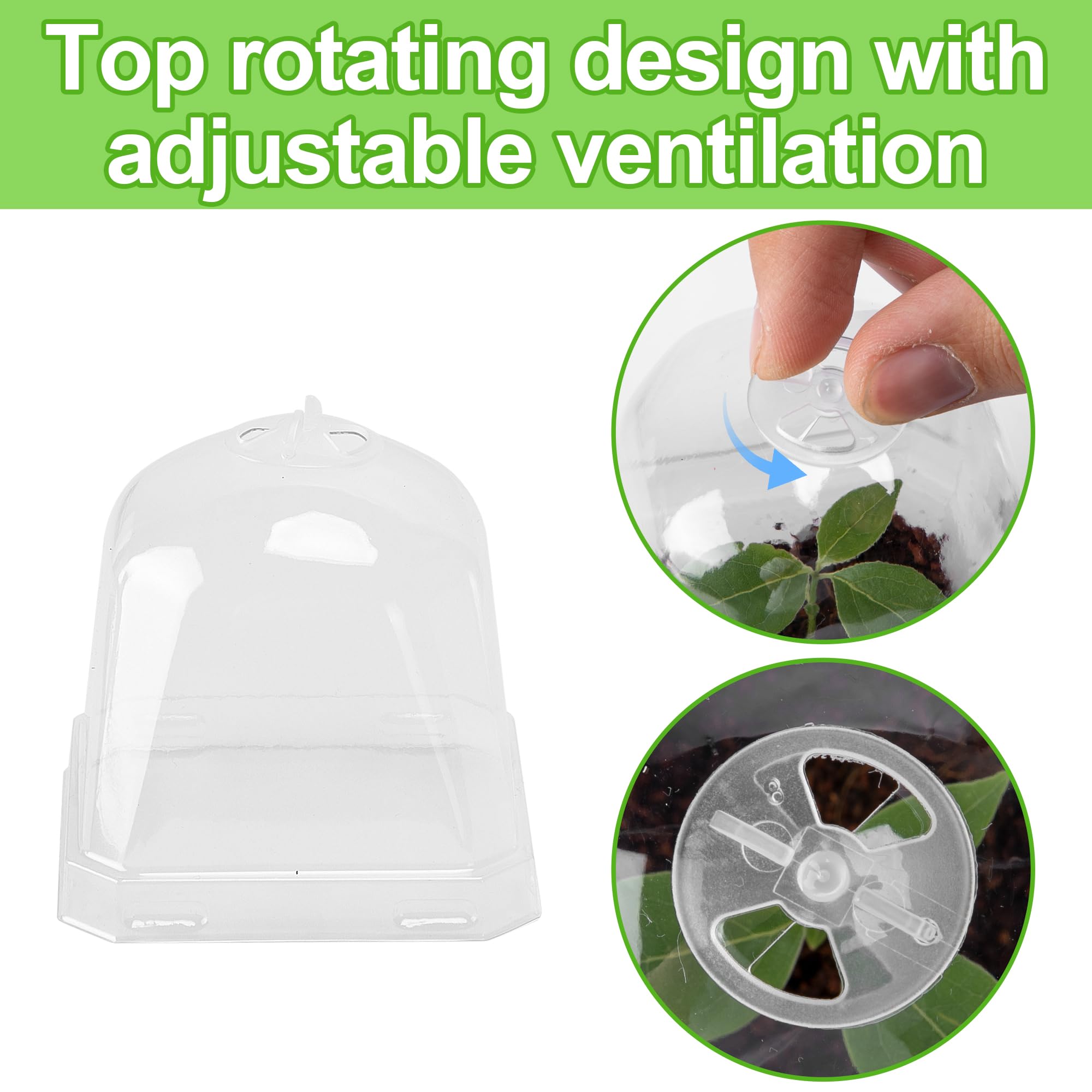 EBaokuup BPA-free reusable plastic pot for safe seed starting