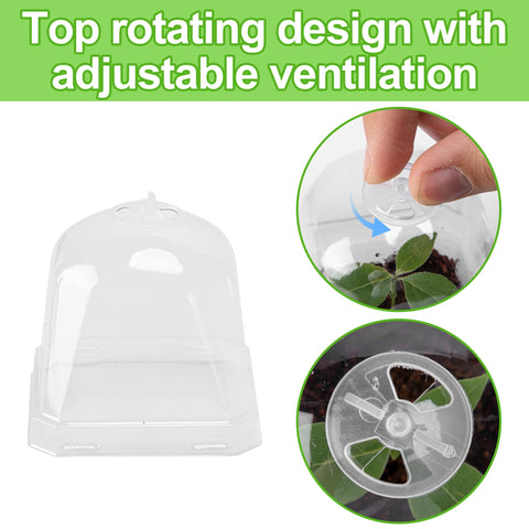 EBaokuup BPA-free reusable plastic pot for safe seed starting