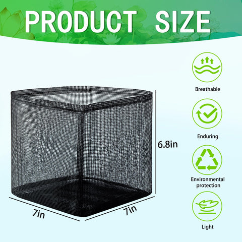 EBaokuup breathable mesh pot supports water access while containing soil.