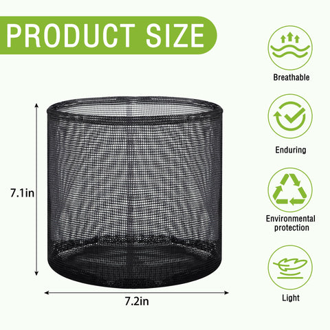 EBaokuup mesh pond planting bag shows water access while preventing soil loss