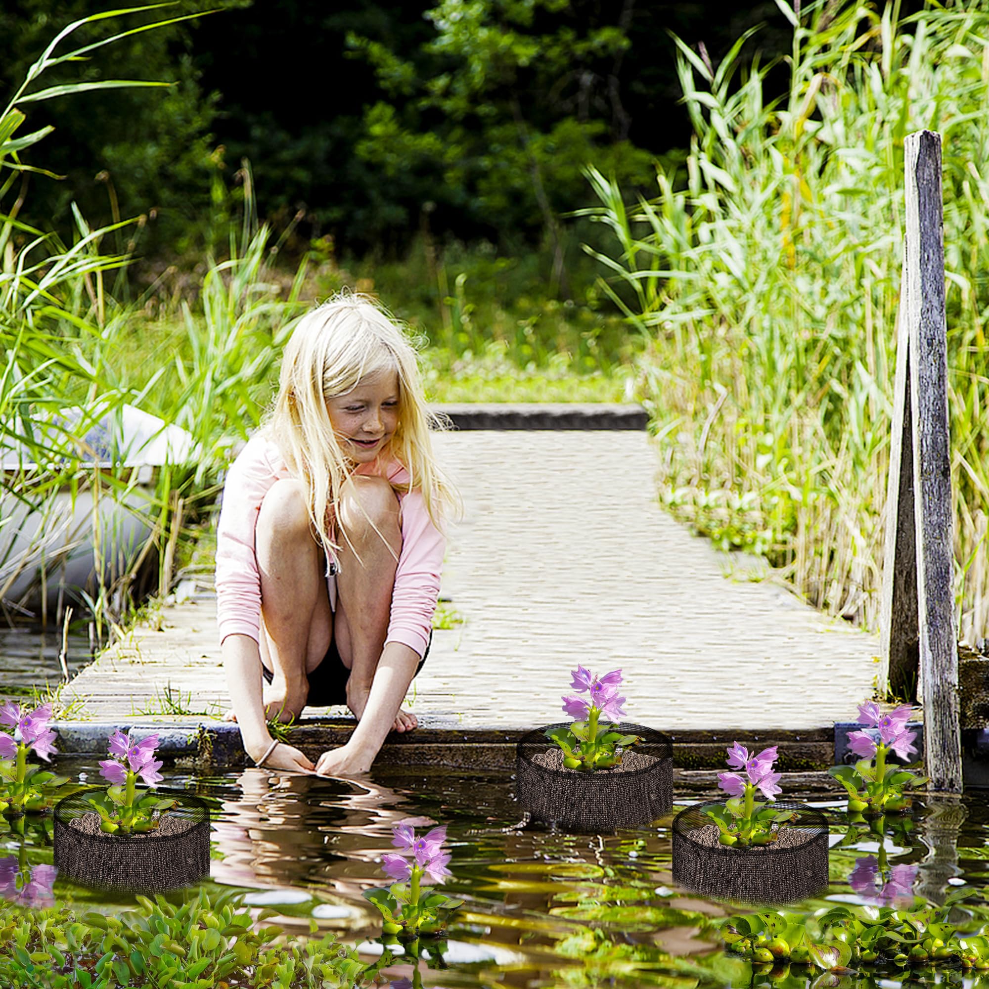 EBaokuup durable PVC construction for uneven ground around water features