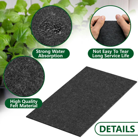 EBaokuup replacement capillary mat 24-cell keeps seedlings hydrated consistently.