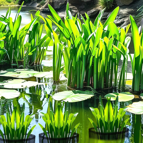 EBaokuup reusable four-pack pond bags for seasonal planting.