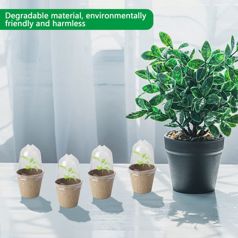 EBaokuup eco friendly pots biodegrade into soil for sustainable gardening