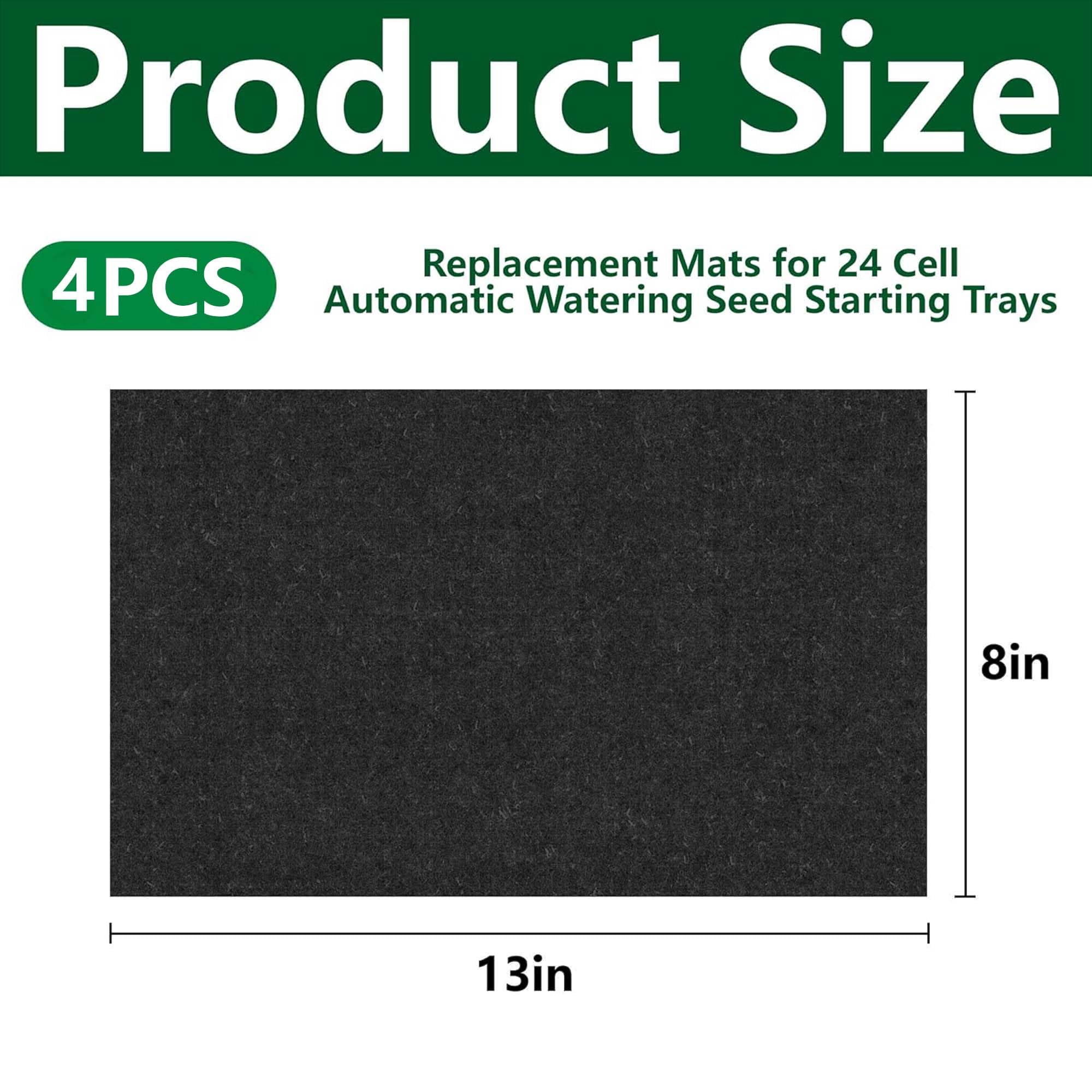 EBaokuup self-watering seed pad 13x8.3 inch promotes even moisture for seedlings.