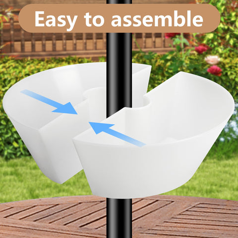 EBaokuup anti-scratch base protects outdoor tabletops during use.