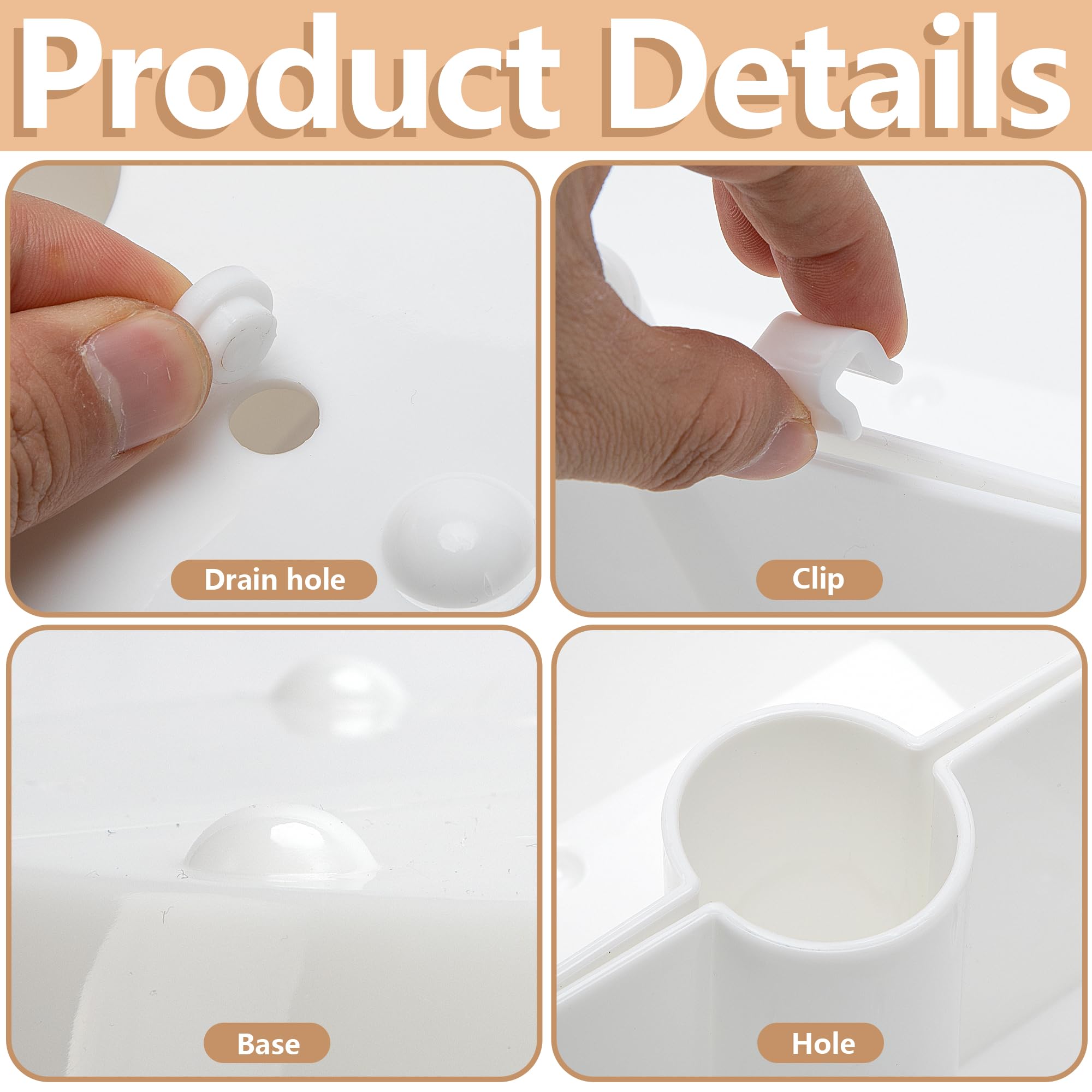 EBaokuup durable PVC construction resists weather and corrosion for outdoor use.