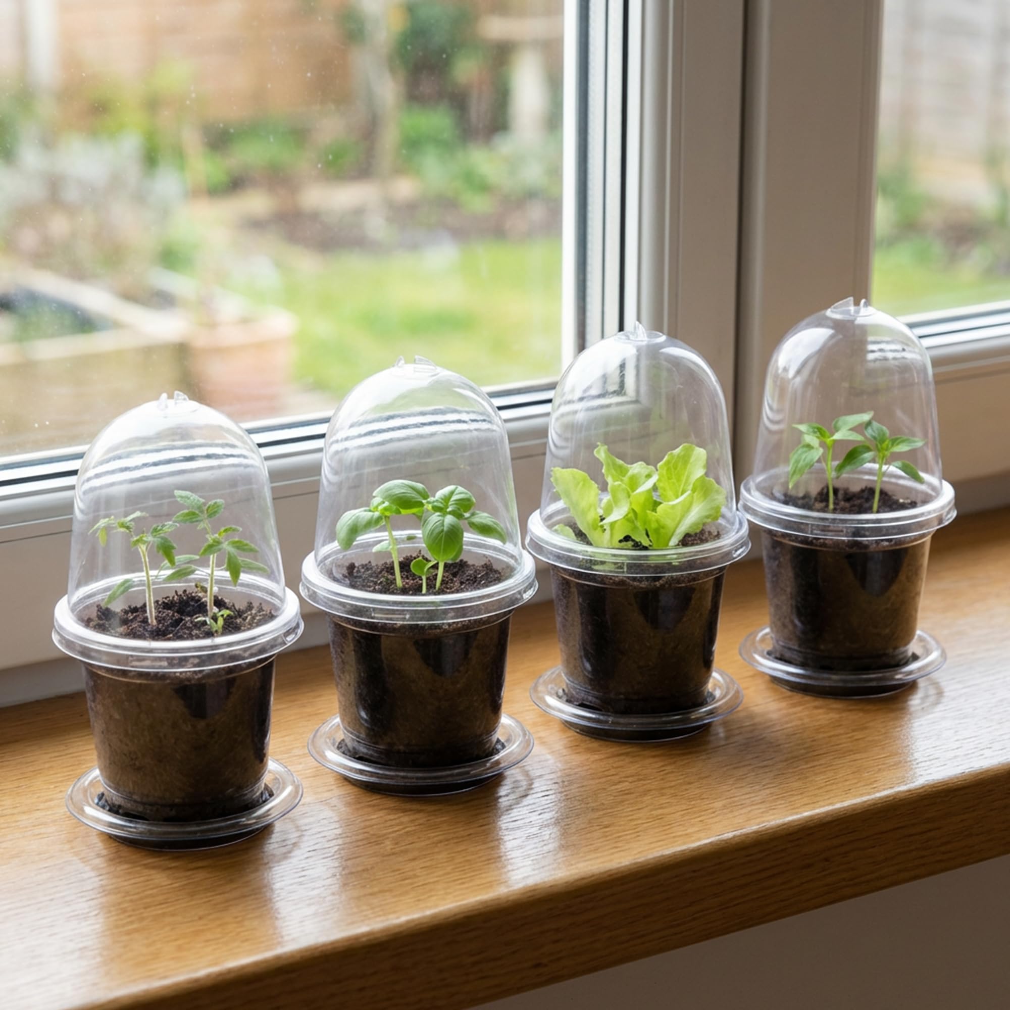 EBaokuup 10-pot starter kit ready for indoor seed germination