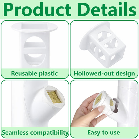 EBaokuup reusable PP planting cubes promote sustainable gardening.