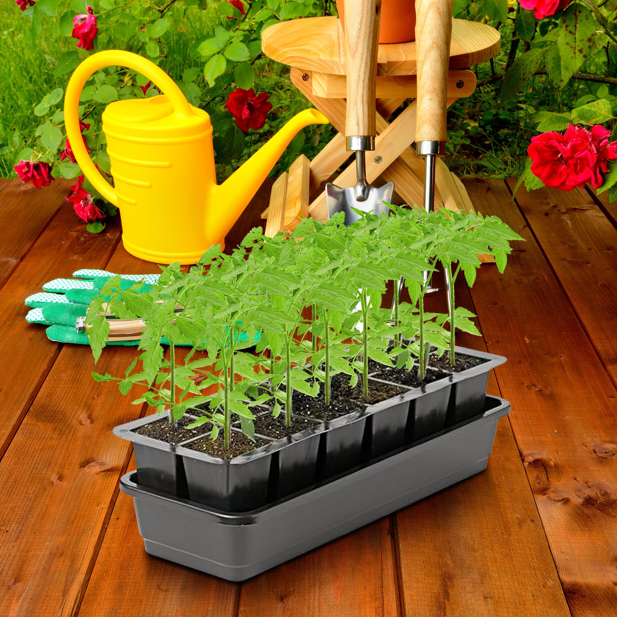 EBaokuup reusable seed-starting mats for multiple seasons.
