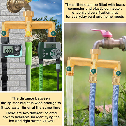 EBH silicone gasket and color caps aid quick identification of open outlets