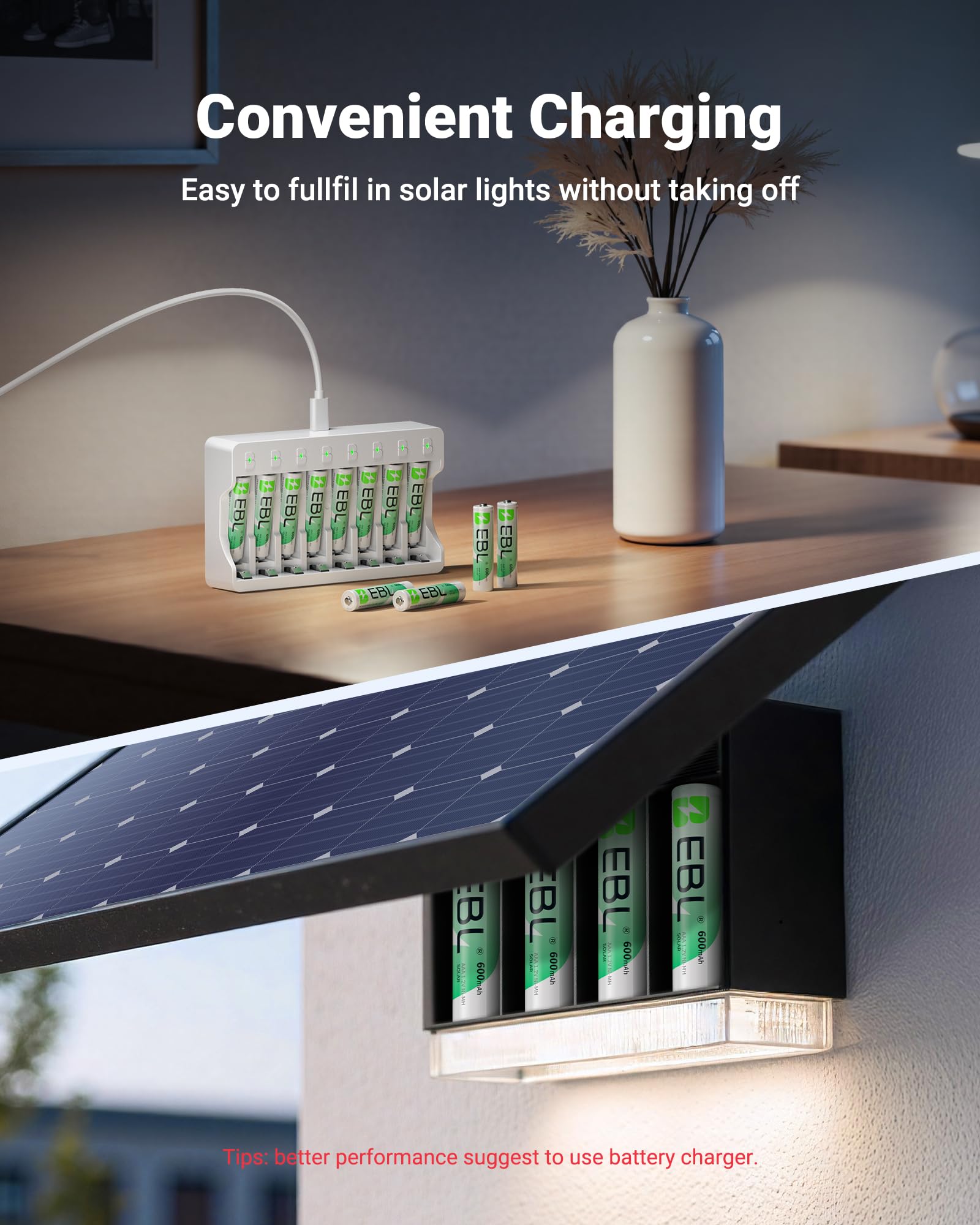 EBL aaa battery compatible with remotes and toys