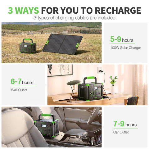 EBL power station wireless charging pad for convenient charging.