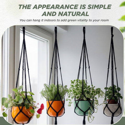 EBOOT two-pack plant hangers offer flexible pairing for multiple pots.