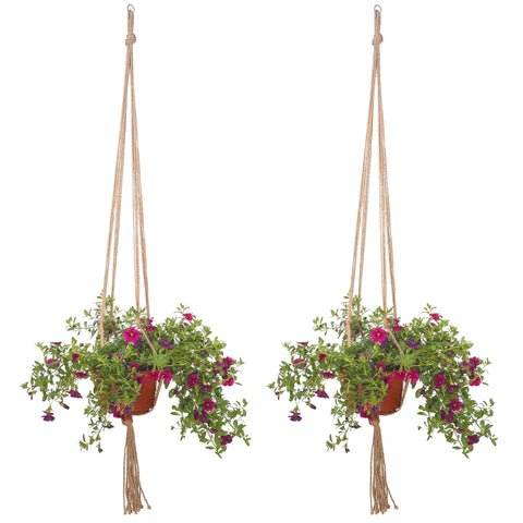 Austere style complements diverse decor without overpowering pots.