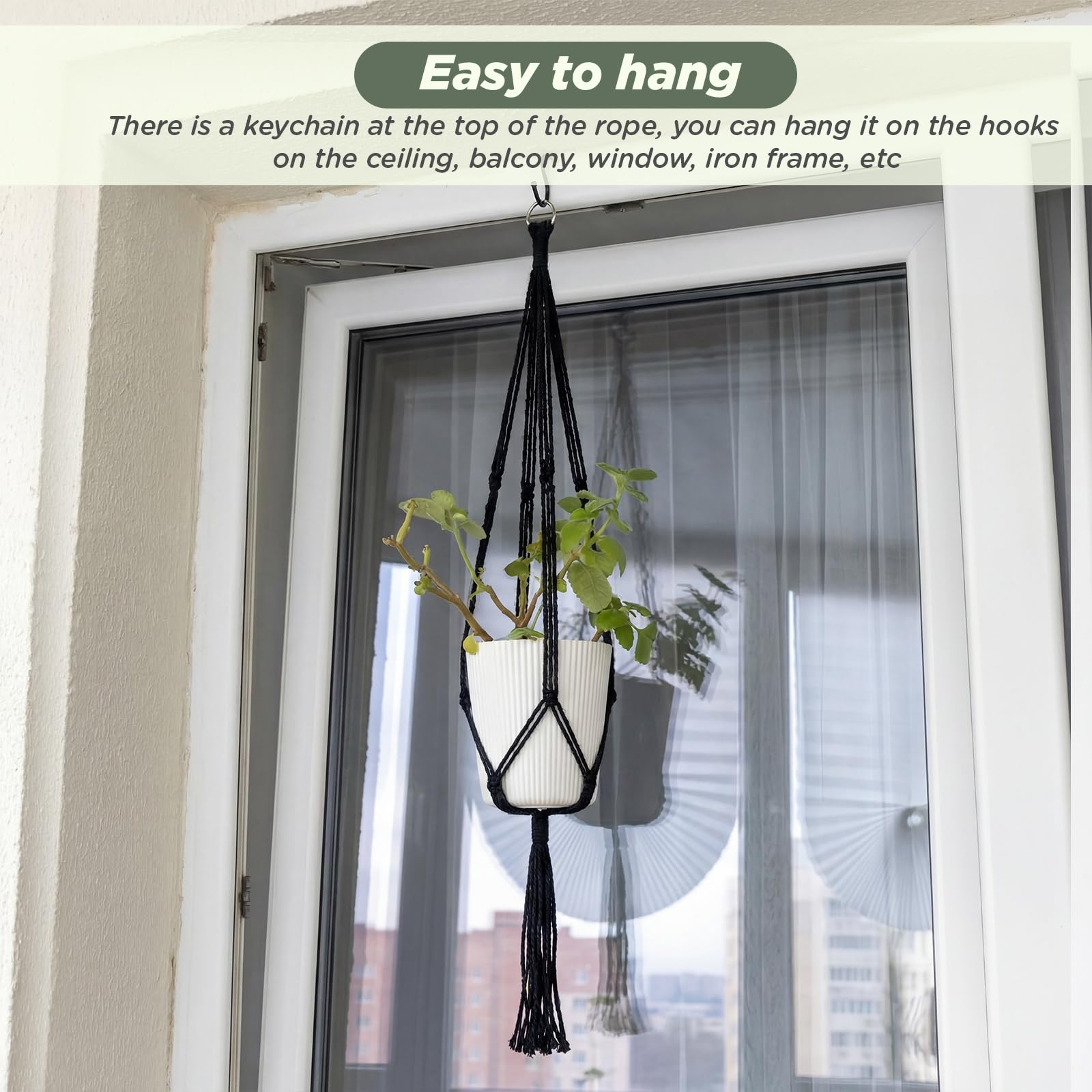 EBOOT 48-inch length keeps pots offset and prominently displayed.