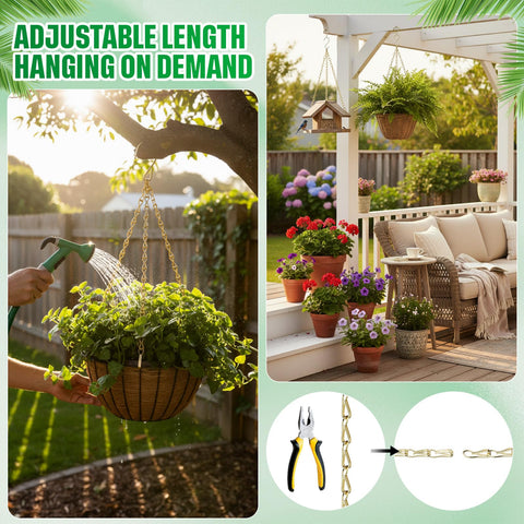 EBOOT hanging chain with adjustable hook, simplifies height customization.