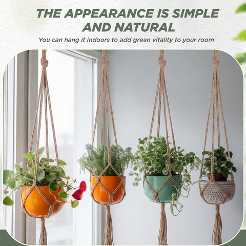EBOOT macrame hanger designed for indoor and outdoor versatility