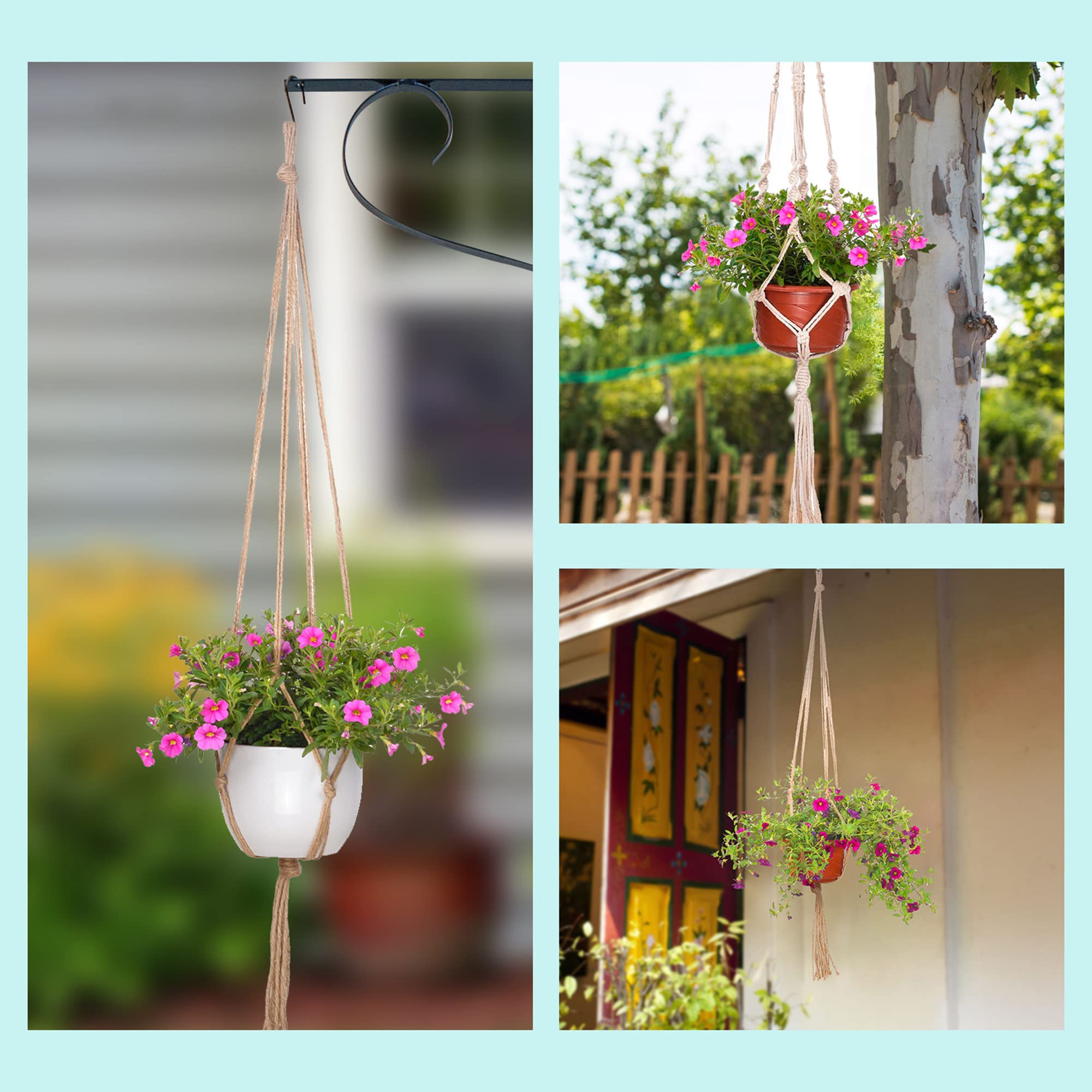 Easy setup for plants on balcony, window, or living room.