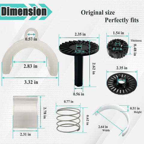Six-part GW9503 kit shown for GW9500, simplifies maintenance