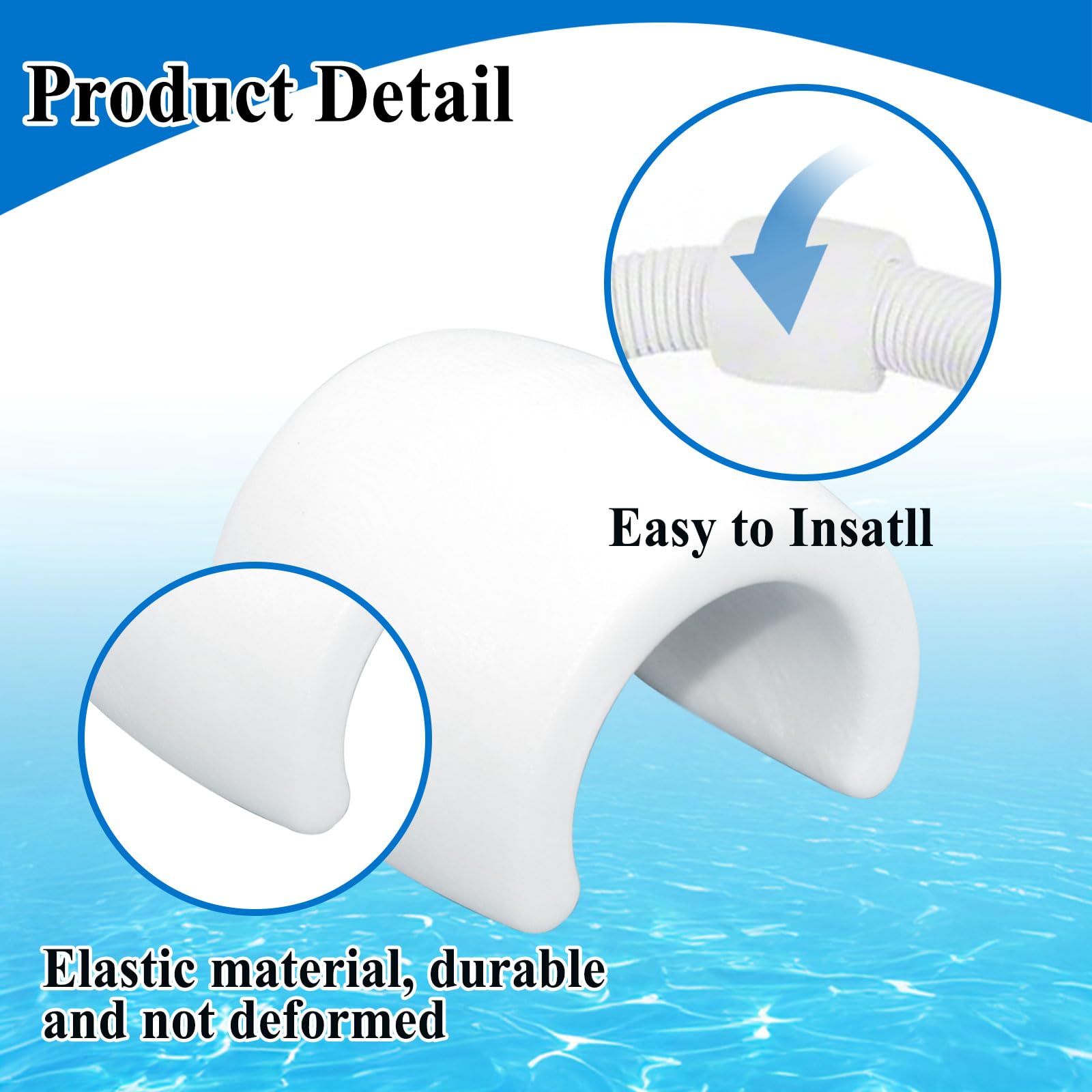 Ebrmeiwo PVX280PK2 float length 2.45 inches fits compact hoses.